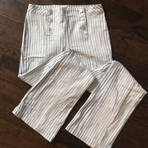 High waisted bell bottoms